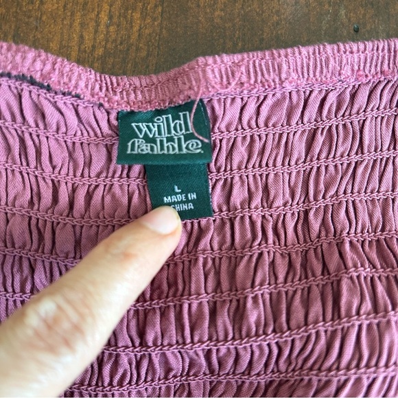 Wild Fable | Embroidered Tiered Mini Dress - Picture 9 of 13